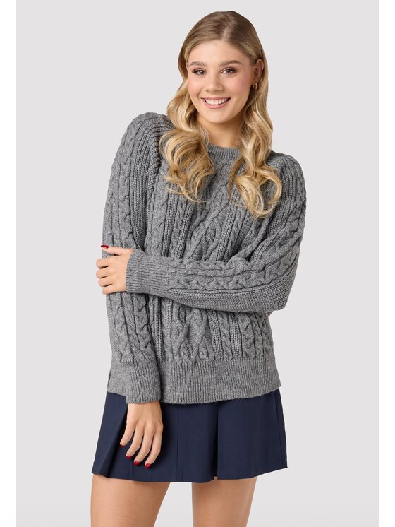 LAURELLA LAURELLA Svetr LAURELLA 6TU019202 Šedá Regular Fit