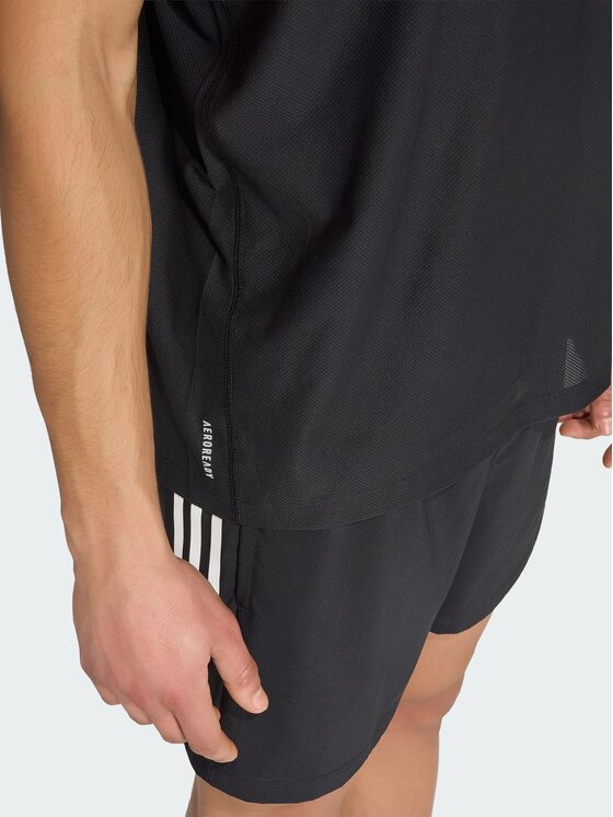 adidas adidas Tank top Own The Run Czarny Regular Fit