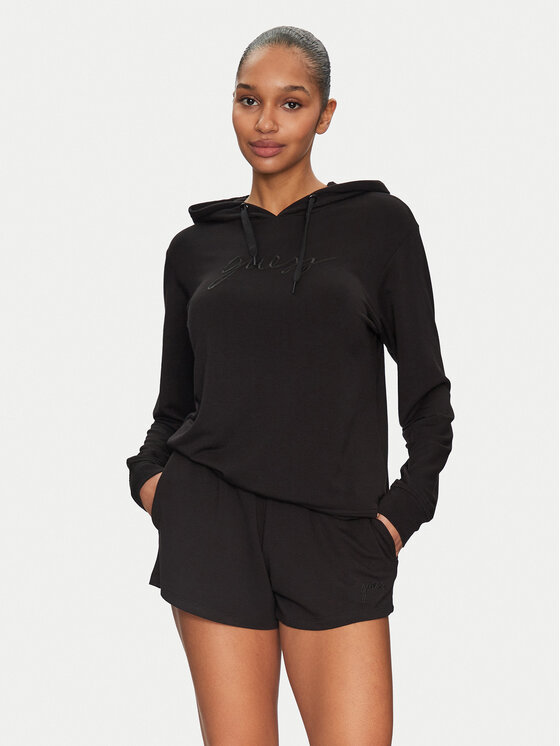 Guess Guess Felpa O5GQ00 KCQP2 Nero Regular Fit