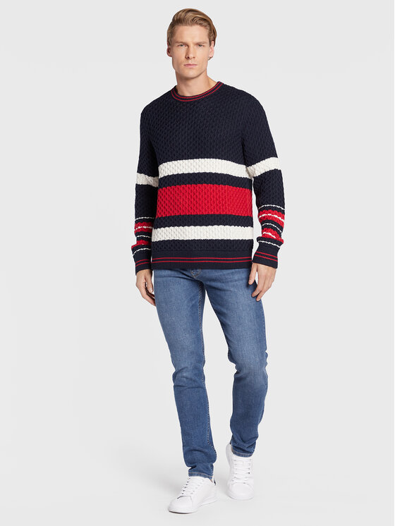 J.Lindeberg J.Lindeberg Maglione Orion FMKW06531 Blu scuro Regular Fit