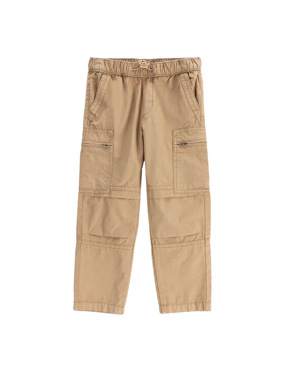Coccodrillo Bavlnené nohavice WC5119101MBK Hnedá Regular Fit