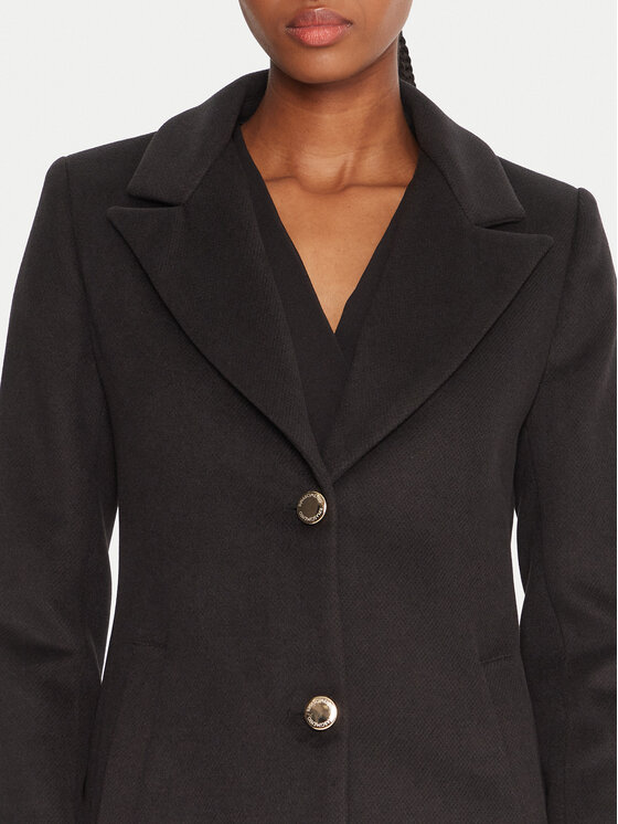 Rinascimento Rinascimento Übergangsmantel CFC0126117003 Schwarz Regular Fit
