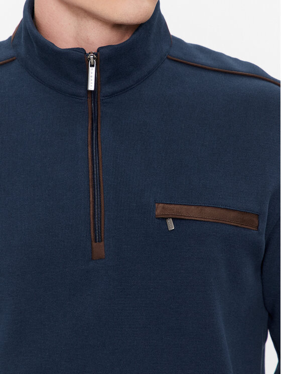 Bugatti Bugatti Sweatshirt 8500 25050 Blau Regular Fit