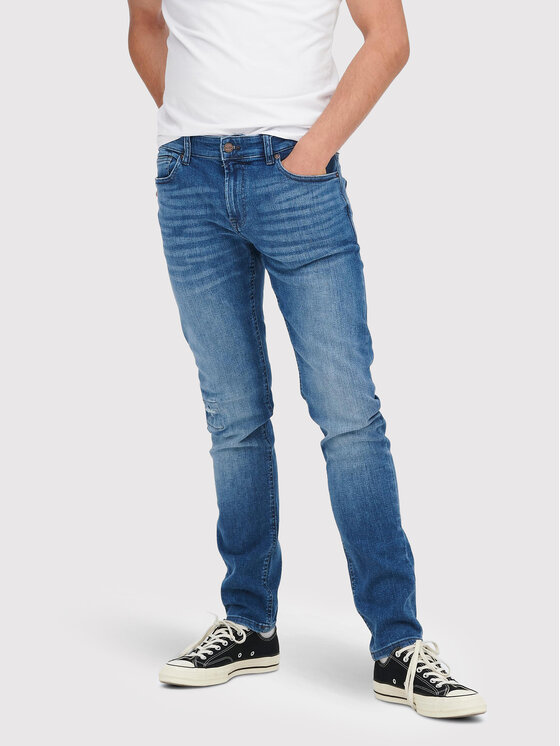 Only & Sons Jeans hlače Loom 22021402 Modra Slim Fit