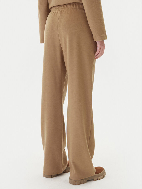 Weekend Max Mara Weekend Max Mara Pantaloni tricotați Sponda 2525786022 Bej Straight Fit