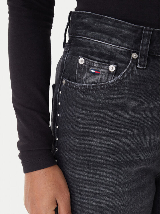 Tommy Jeans Tommy Jeans Džinsi Layla DW0DW21515 Melns Straight Fit