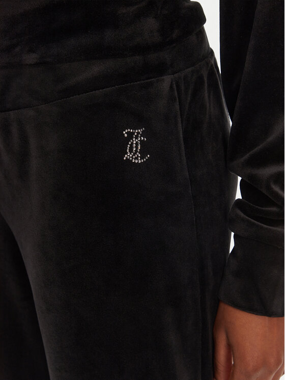Juicy Couture Juicy Couture Pantaloni trening Christine JCWBJ125304 Negru Flared Leg
