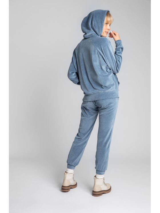 LaLupa LaLupa Bluza LA013 Niebieski Comfortable Fit