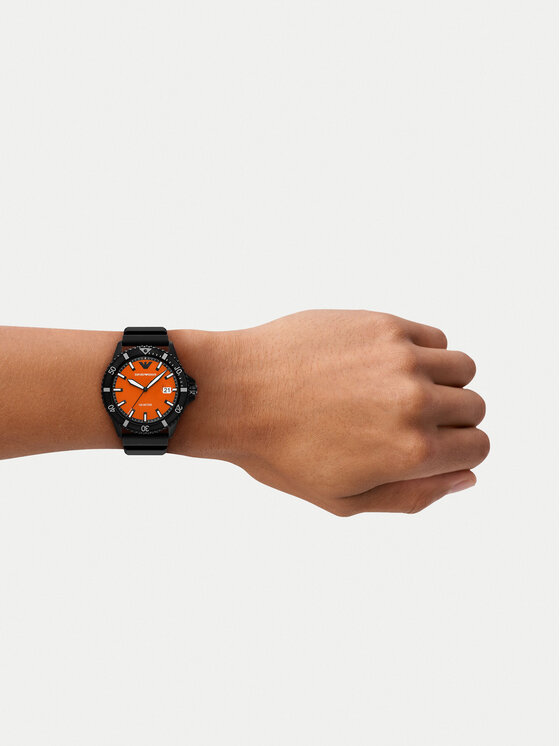 Emporio Armani Emporio Armani Laikrodis World Explorer AR11684 Juoda