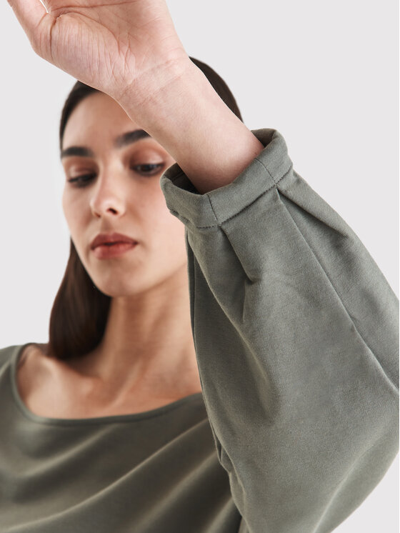 TATUUM Tatuum Majica dugih rukava Submisa T2207.046 Zelena Relaxed Fit