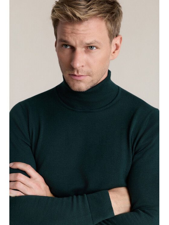 Lancerto Lancerto Sweter Jesse SW073226000047 Zielony Regular Fit