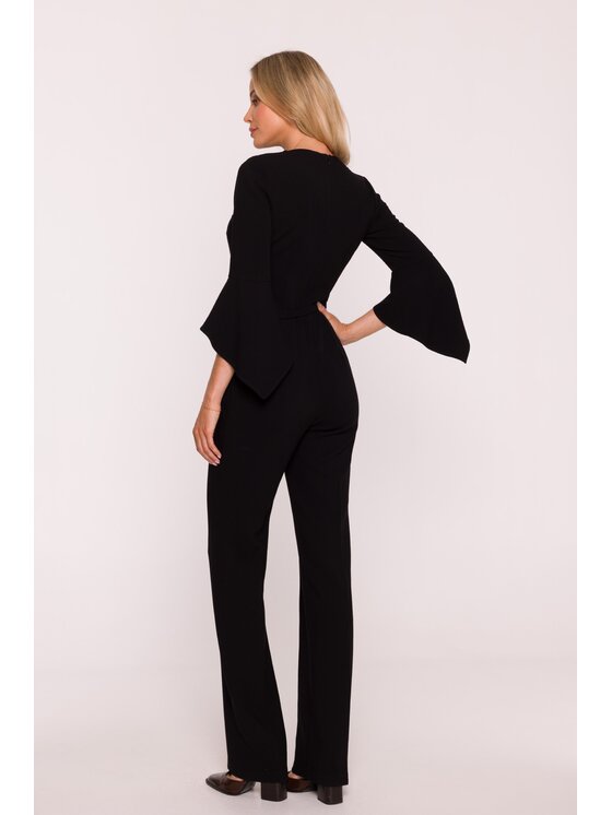 Stylove Stylove Kombinezon S416 Czarny A-Line Fit