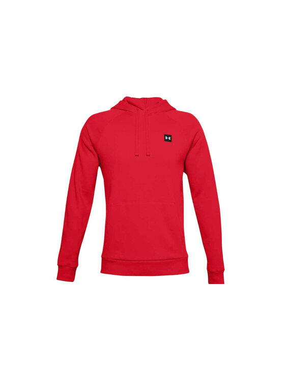Under Armour Under Armour Bluza Under Armour Rival Fleece Hoodie Czerwony Regular Fit
