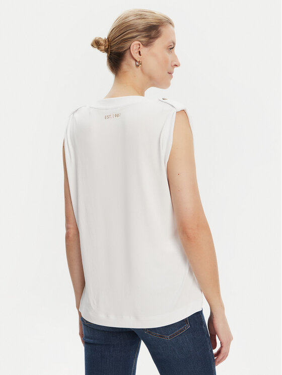 Guess Guess Bluse W5YP52 KCYW2 Weiß Regular Fit