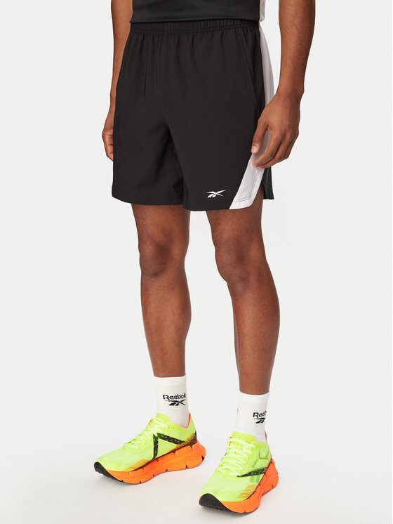 Reebok Reebok Športové kraťasy Błażej RK25879CCM Čierna Regular Fit