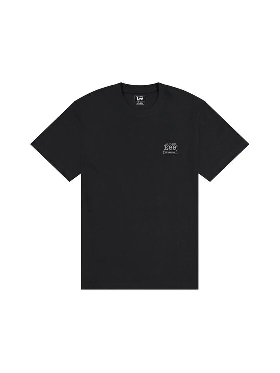 Lee Lee T-Shirt WW ESSENTIAL TEE Czarny Relaxed Fit