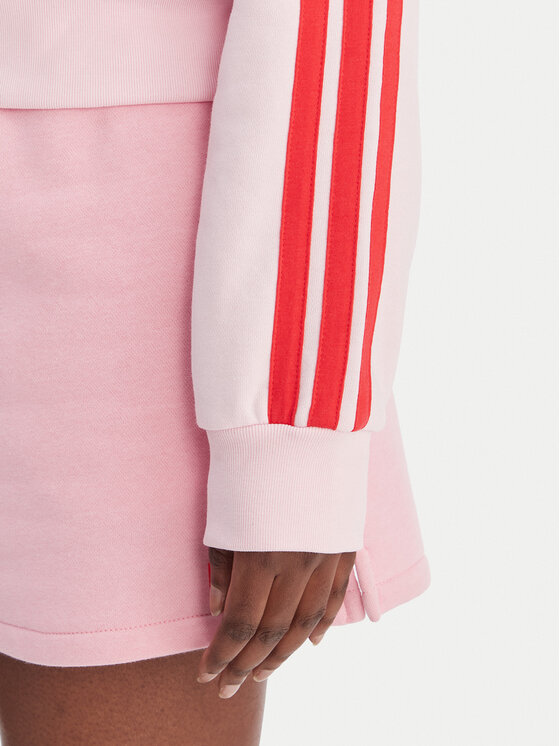 adidas adidas Світшот Essentials 3-Stripes KD4789 Рожевий Regular Fit