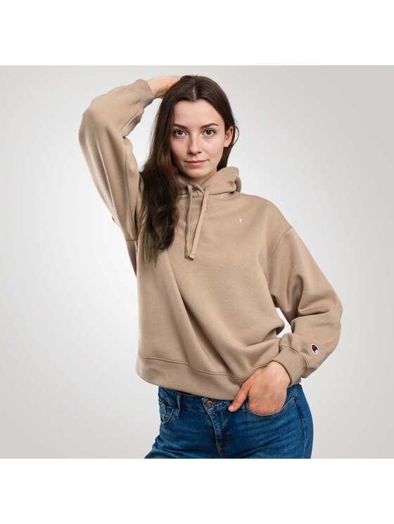 Champion Champion Bluza 116678-MS066-SVK_M Beżowy Regular Fit
