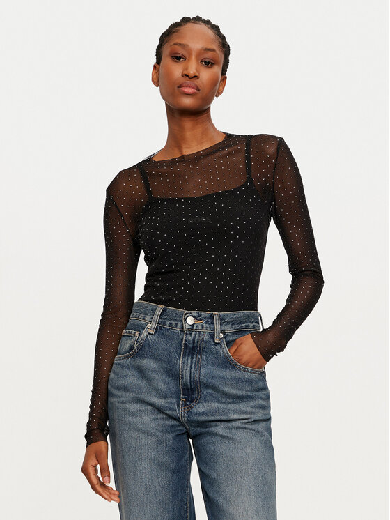 JDY JDY Блузка Elsa 15335585 Чорний Regular Fit