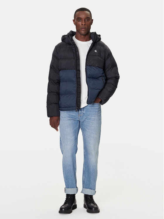 Calvin Klein Jeans Calvin Klein Jeans Žieminė striukė LV04RD527G Juoda Regular Fit