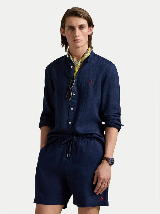 Polo Ralph Lauren Polo Ralph Lauren Cămașă 710968925002 Bleumarin Slim Fit