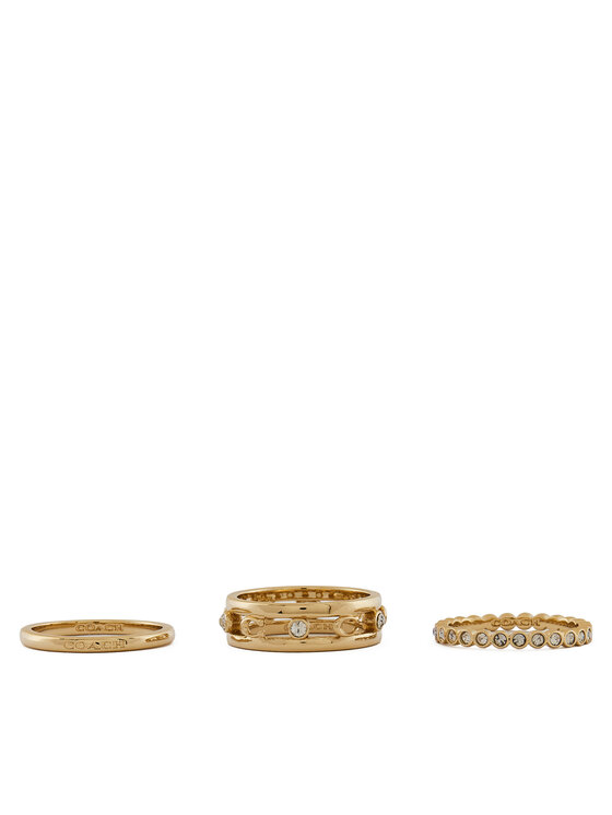 Coach Coach 3er-Set Ringe 37506210 Goldfarben