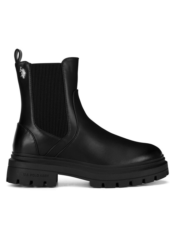 U.S. Polo Assn. U.S. Polo Assn. Kotníková obuv s elastickým prvkem ALICJA003W/DYT1 Černá