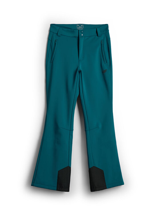 4F 4F Spodnie narciarskie SKI CLASSIC Turkusowy Regular Fit