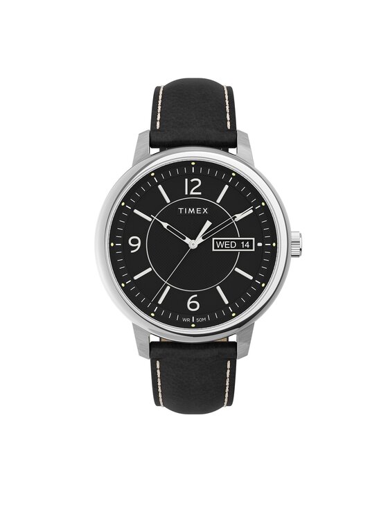 Timex Timex Ρολόι Chicago TW2V29200 Μαύρο