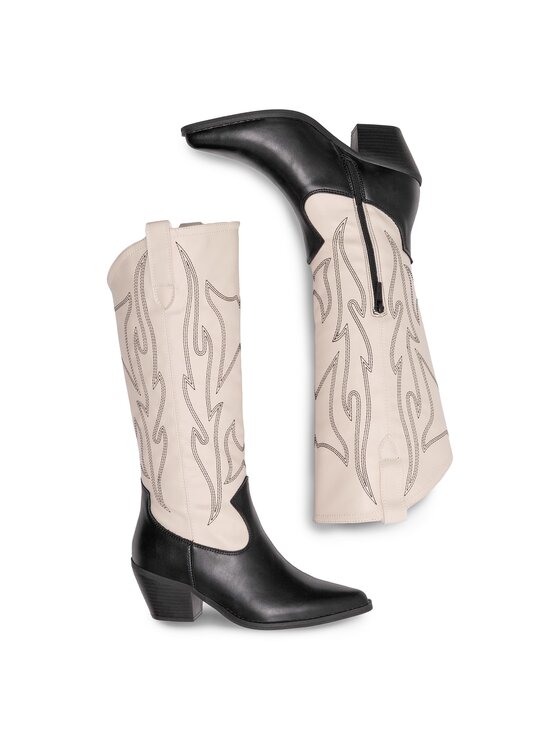 Jenny Fairy Jenny Fairy Cizme și botine cowboy NADIA WS22293-05 Bej