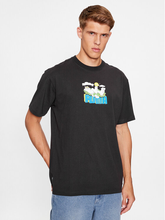 Puma T Shirt Puma X Ripndip 622196 Schwarz Relaxed Fit Modivo