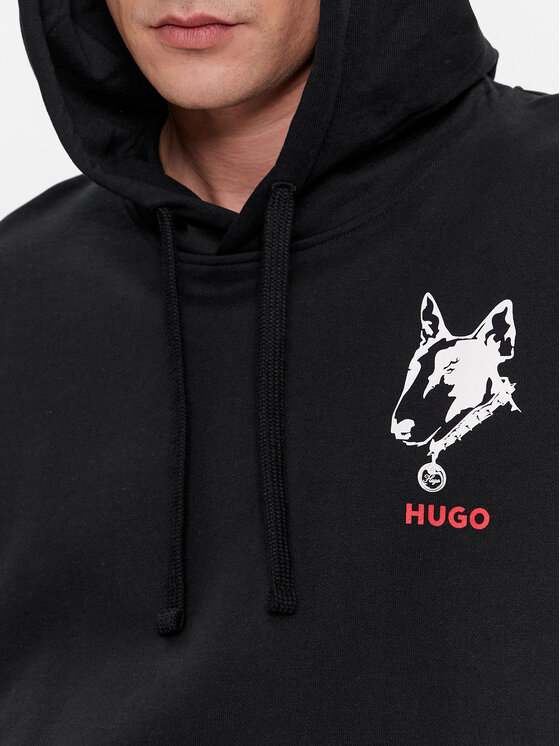 HUGO Hugo Суитшърт Dammico 50509184 Черен Relaxed Fit