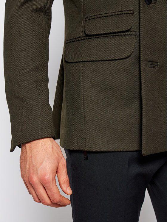 Rage Age Rage Age Giacca da abito Blade Verde Slim Fit