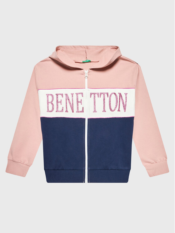United Colors Of Benetton United Colors Of Benetton Суитшърт 3GNSC501C Розов Regular Fit
