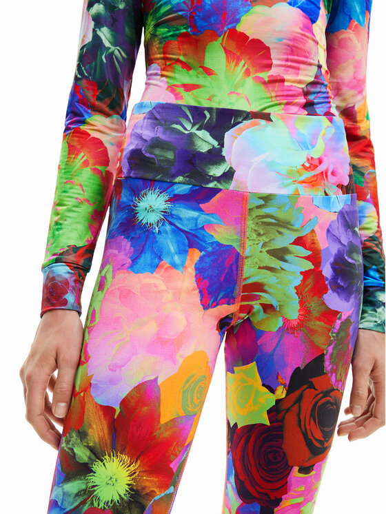 Desigual Desigual Leggings Tulipa 23SWKK07 Multicolore Slim Fit