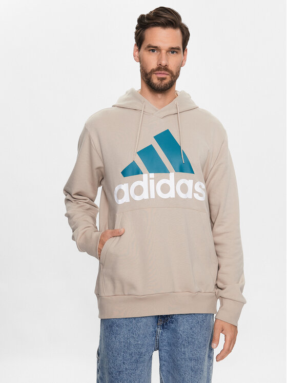 adidas adidas Džemperis Essentials French Terry Big Logo Hoodie IJ8584 Smėlio Regular Fit
