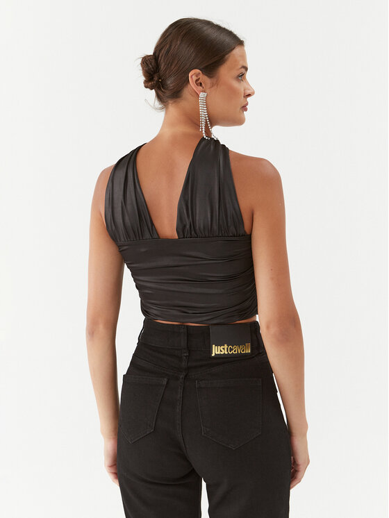 ROTATE ROTATE Top Coated 111021100 Nero Cropp Fit