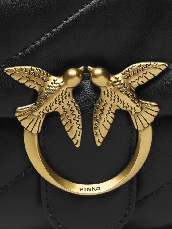 PINKO Pinko Handtasche Love Mini Puff Cl PE 23 PLTT 100039 A0F2 Schwarz