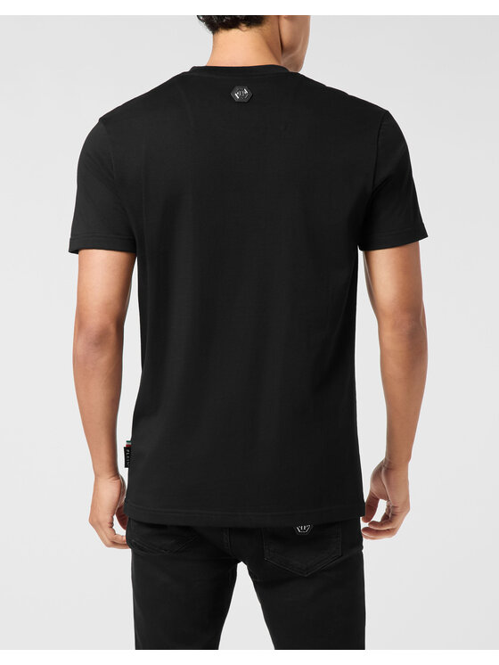 PHILIPP PLEIN PHILIPP PLEIN T-Shirt 26171 Czarny Regular Fit