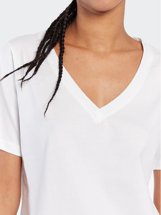 Calvin Klein Calvin Klein T-Shirt Smooth K20K205338 Biały Regular Fit