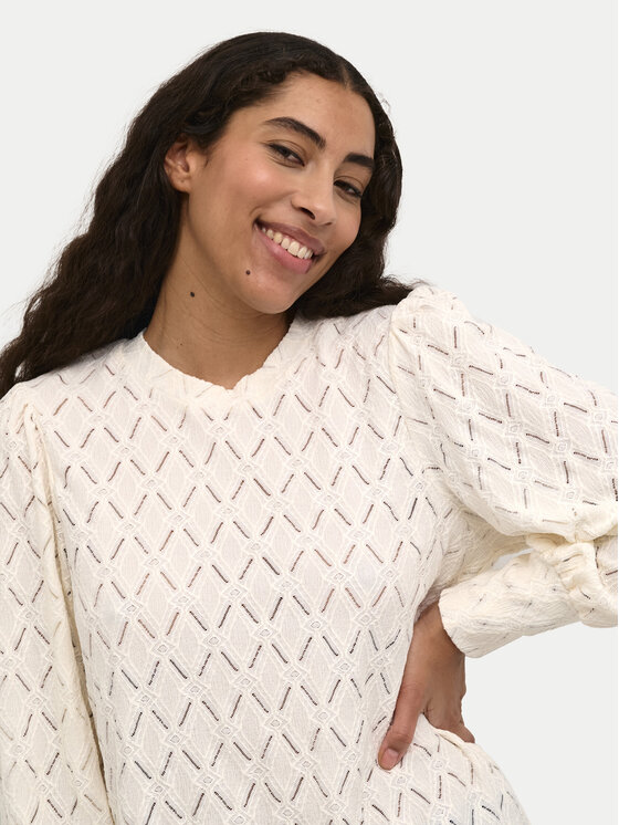 Kaffe Kaffe Halenka Tine 10509099 Écru Regular Fit