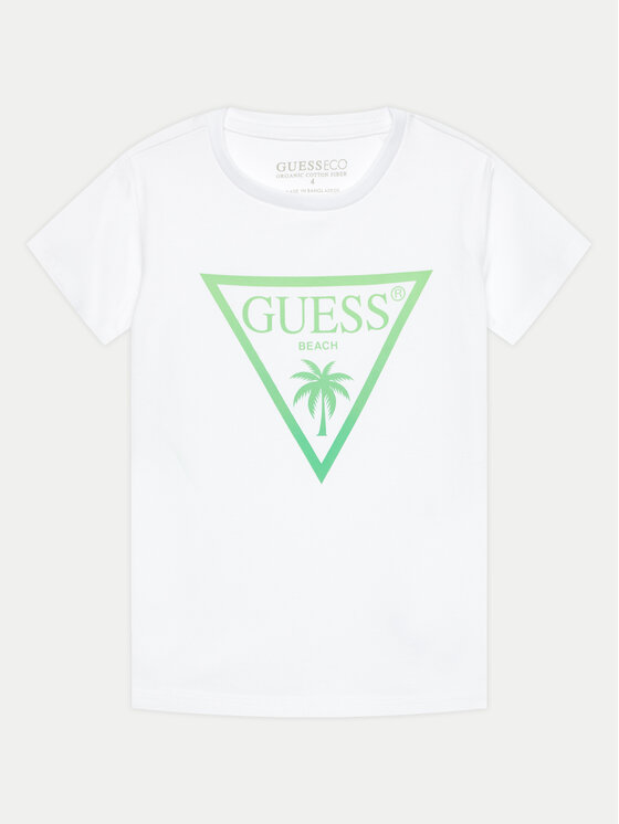 Guess T-krekls L4GI33 J1311 Balts Regular Fit