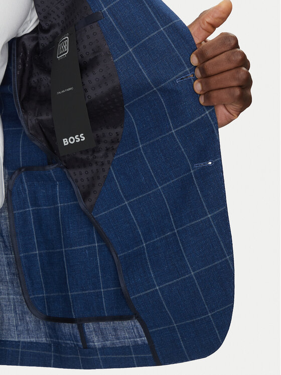 BOSS BOSS Піджак H-Hutson-233 50540502 Голубий Slim Fit