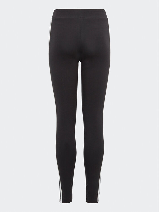 adidas adidas Legingi Essentials 3-Stripes Cotton Leggings IC3623 Melns