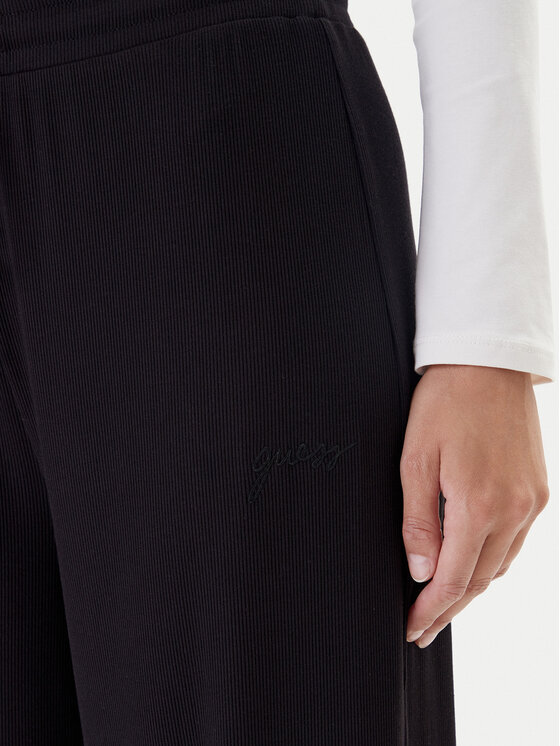 Guess Guess Παντελόνι υφασμάτινο O5GB00 KCQ72 Μαύρο Relaxed Fit