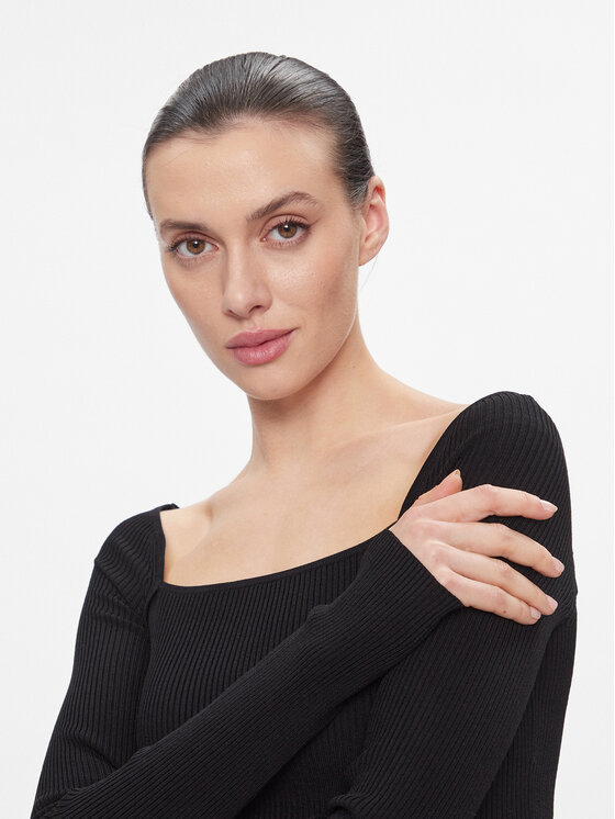 MAX&Co. MAX&Co. Bluzka Tolone Czarny Slim Fit