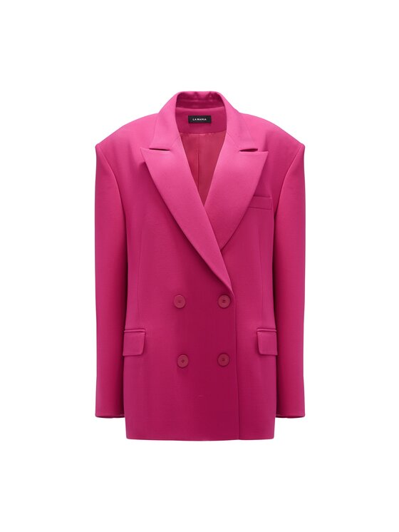 La Mania La Mania Giacca da abito RISKY Rosa Classic Fit