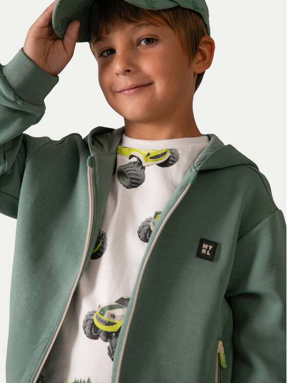 Mayoral Mayoral Bluză 3442 Verde Regular Fit