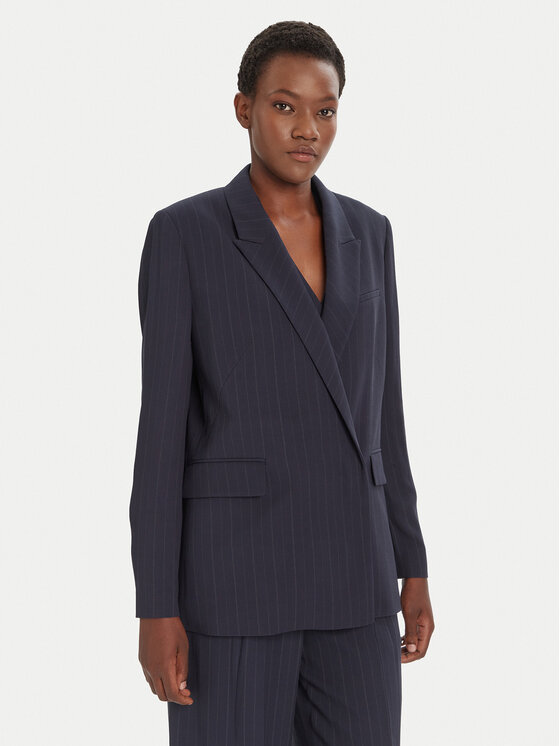 BOSS Marynarka Janka-DB2 50548492 Czarny Relaxed Fit