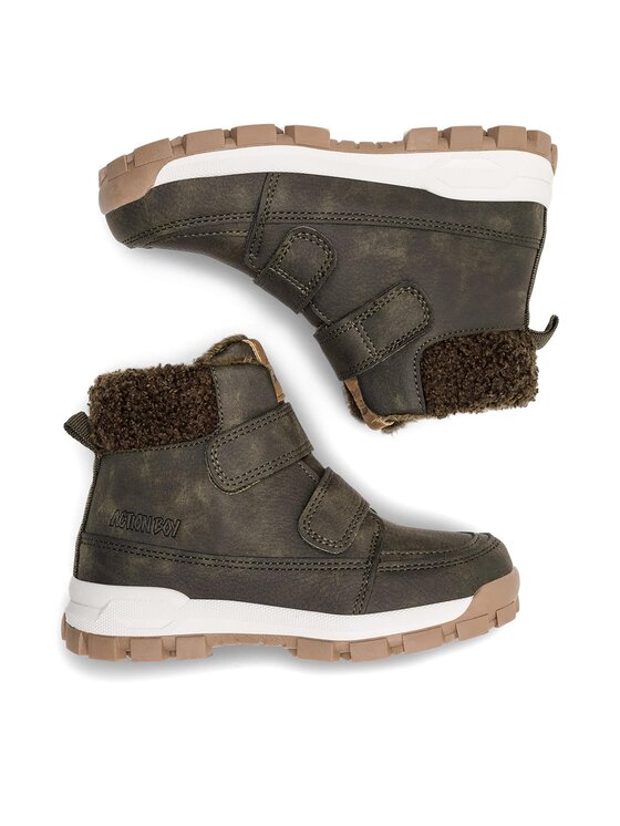 Action Boy Action Boy Schnürschuhe AVO-TM9090-003(III)CH Khakifarben